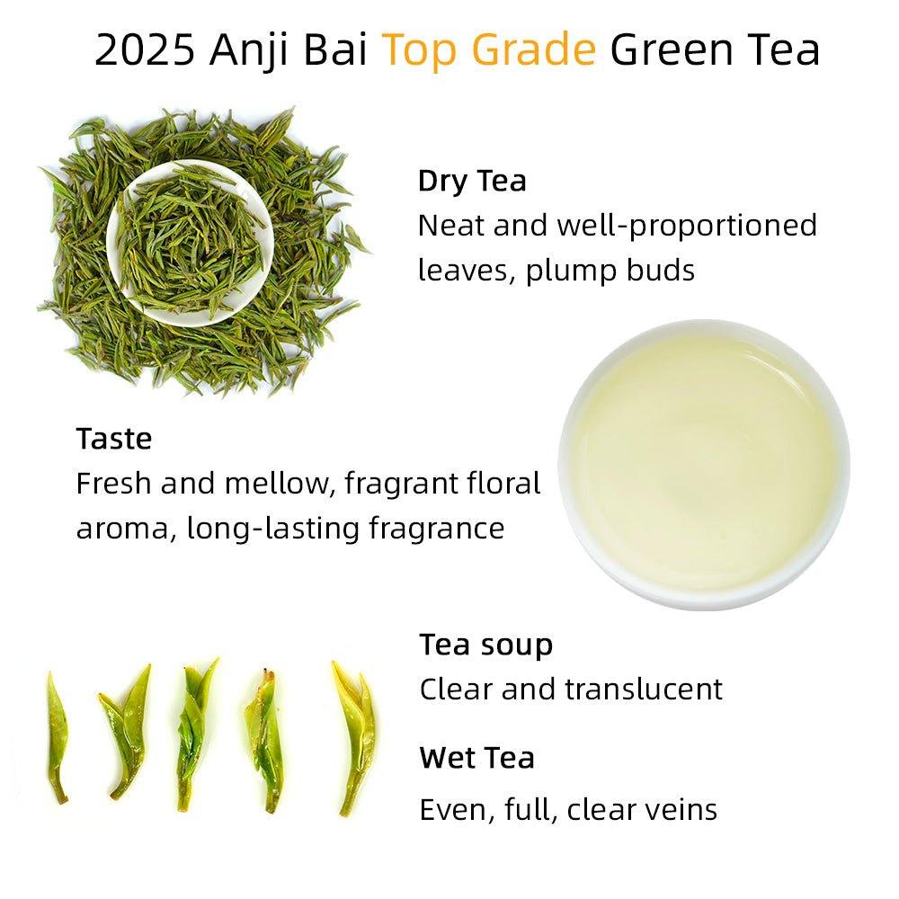 2025 安吉白茶明前绿茶50g袋装