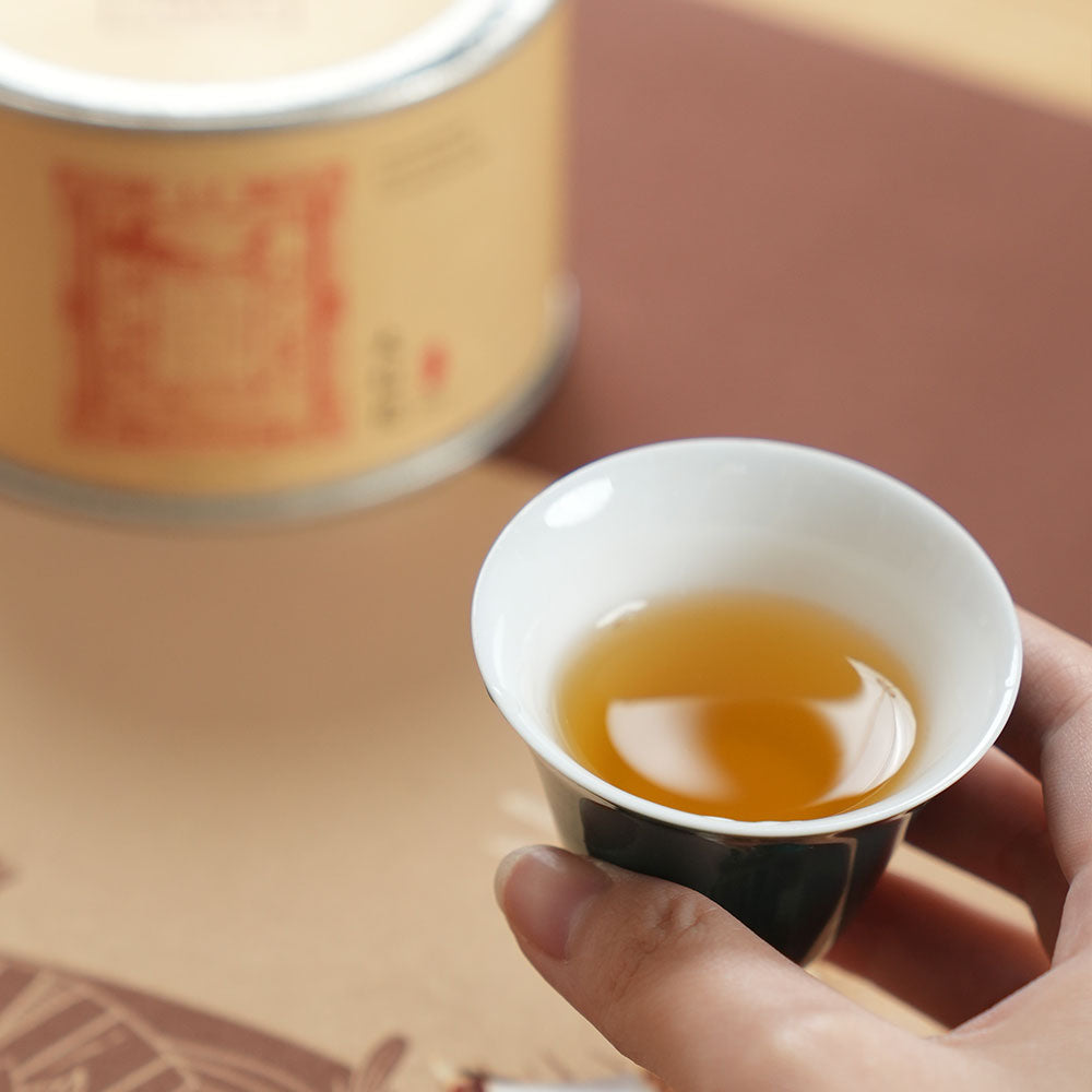 「元正」岩茶・茶票シリーズ・大紅袍（だいこうほう）普通缶 50g