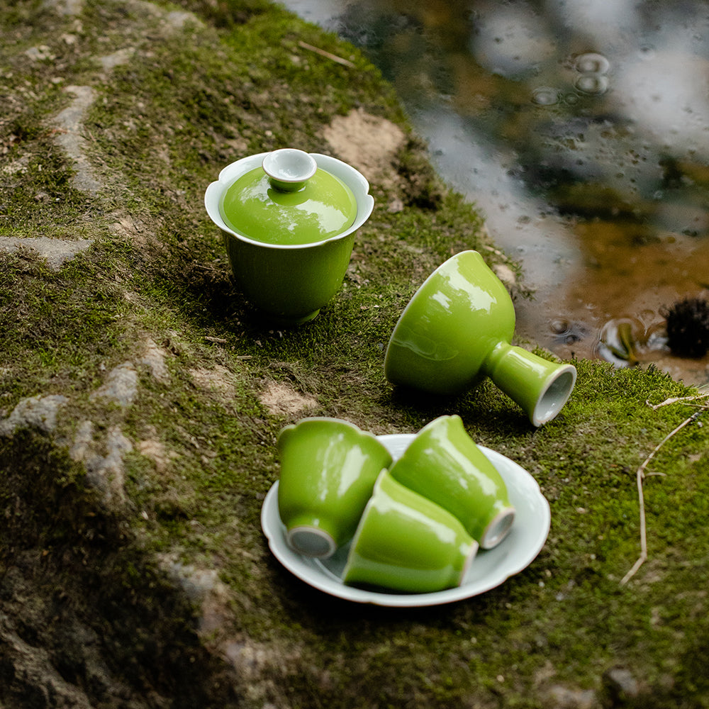 First Sight-Jade Ceramic Gongfu Tea Set Gift Box[TS24]