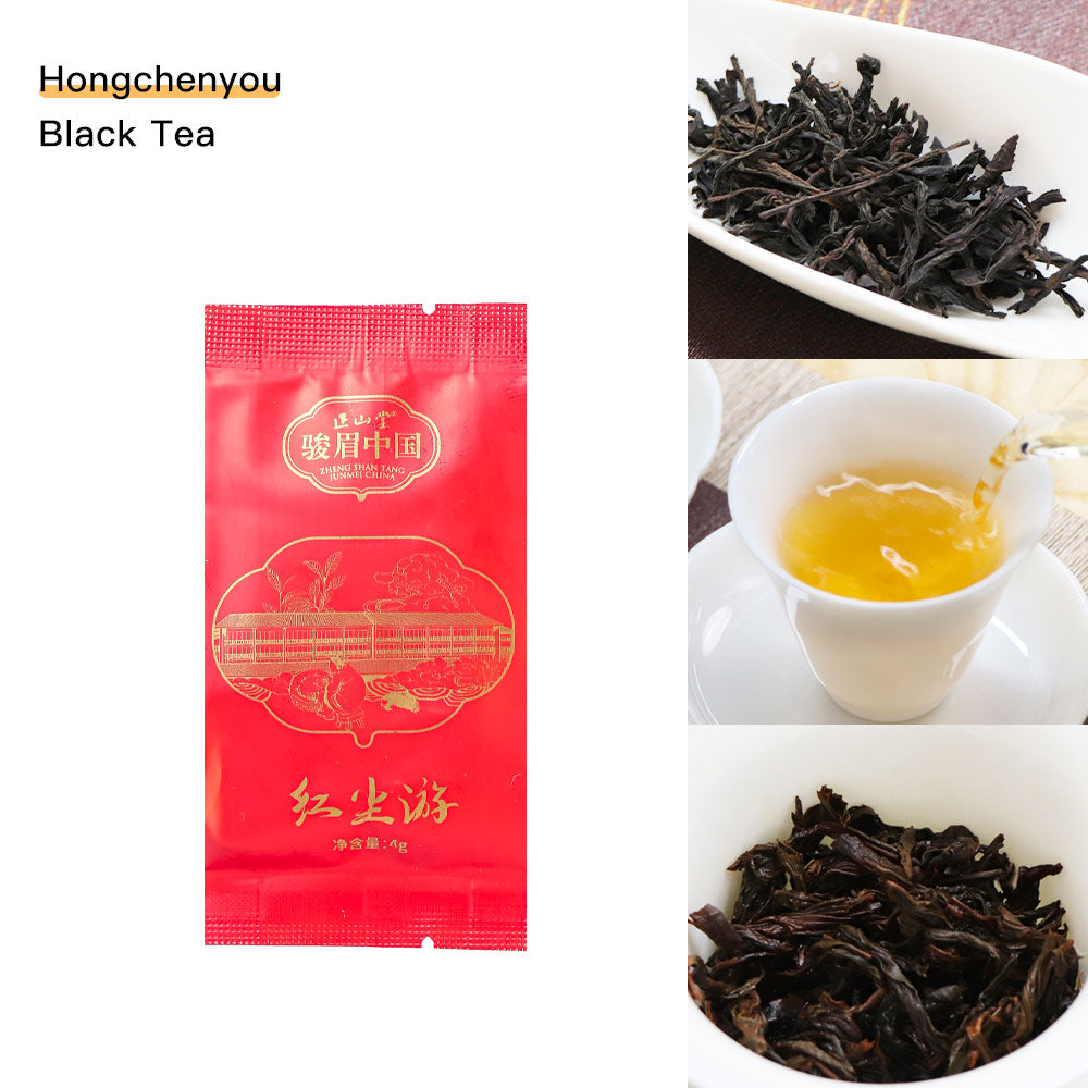 【Tea Sampler B】10 Flavors JunMei China Featured Tea Mini Bag Standard Collection 38g[SP02]