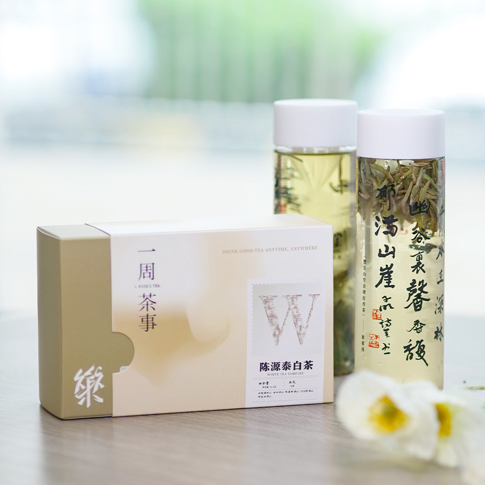【Tea Sampler W】Featured 5 Standard Flavor Fu Ding White Tea 10 Bags Collection 51.5g[WT00]