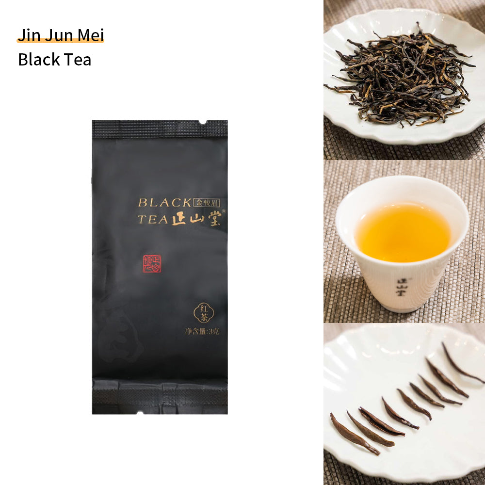 【Échantillon de Thés A】Collection de 10 Thés Noirs en Mini-sachets