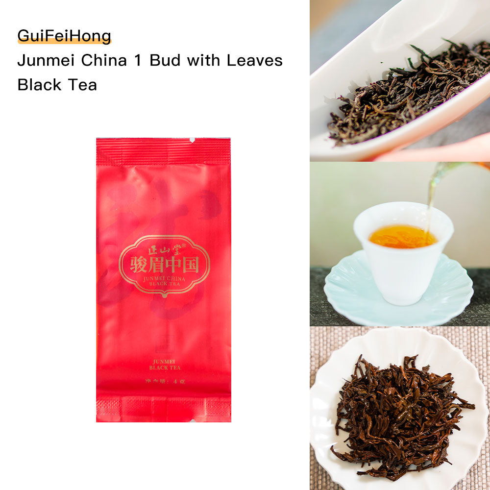 【Échantillonneur de thé B】10 saveurs JunMei Chine Collection de mini sachets de thé en vedette