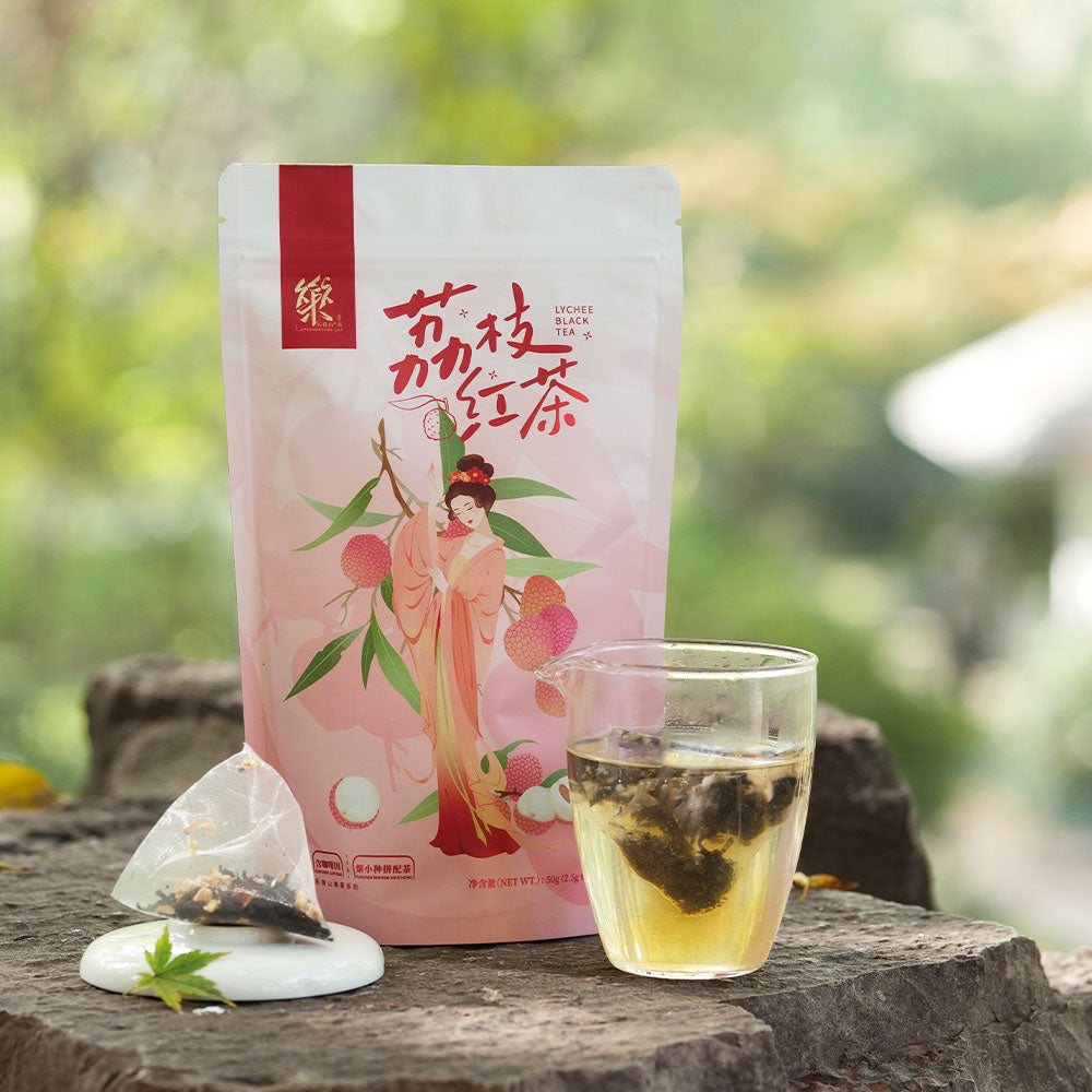 [Near-expired]Loose Leaf Lychee Fruit荔枝红茶 Black Tea 50g TeaBag[FT04]