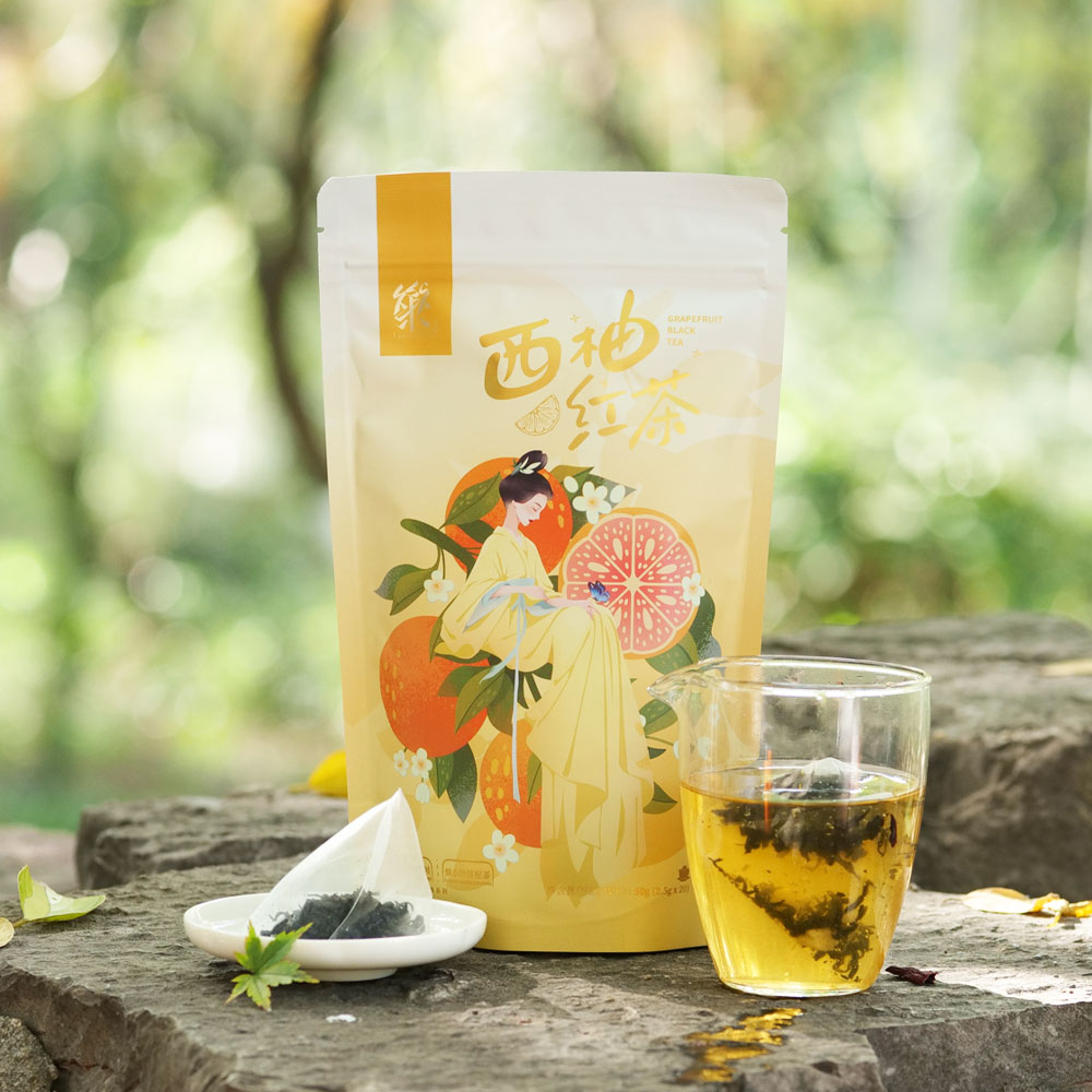 [Near-expired]Loose Leaf Grapefruit西柚红茶 Black Tea 50g TeaBag[FT05]