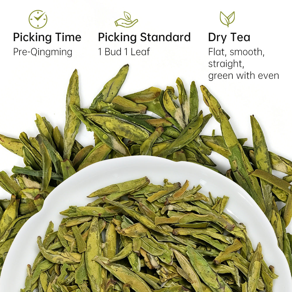 2026 First Spring Longjing 头鲜龙井茶 Green Tea 200g Bag[GT07]