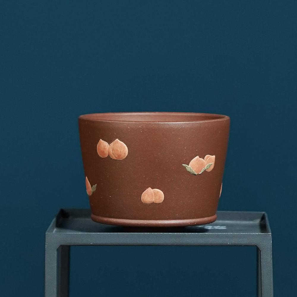YiXing ZiSha Longevity Peach Teacup寿桃杯 [ZS63]