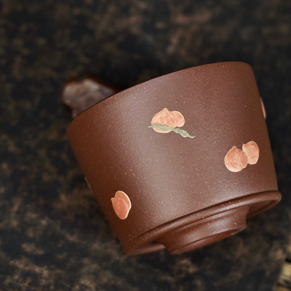 YiXing ZiSha Longevity Peach Teacup寿桃杯 [ZS63]
