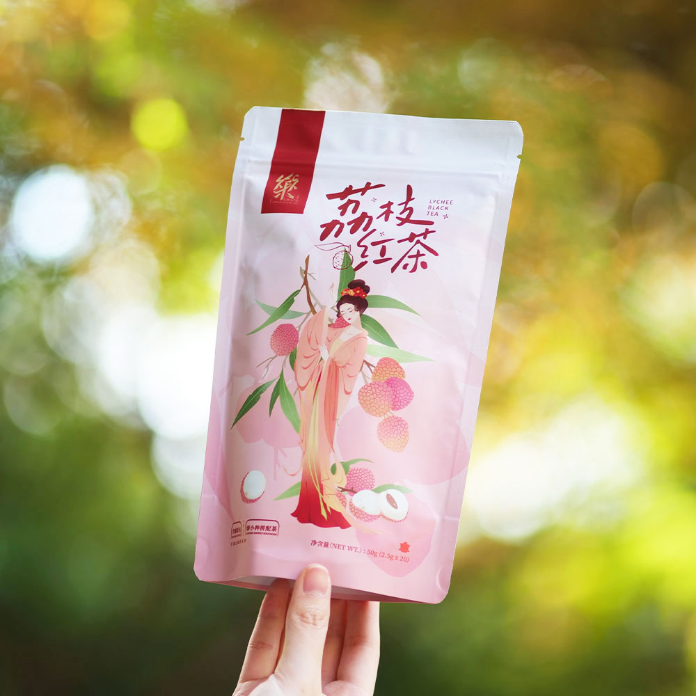 [Near-expired]Loose Leaf Lychee Fruit荔枝红茶 Black Tea 50g TeaBag[FT04]