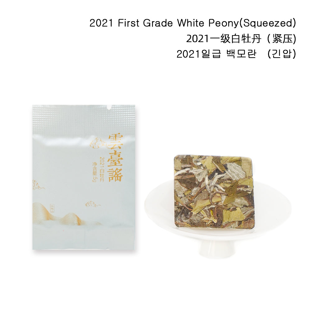 【Tea Sampler W】Featured 5 Standard Flavor Fu Ding White Tea 10 Bags Collection 51.5g[WT00]