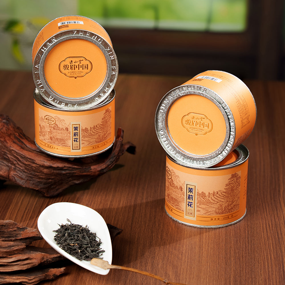 Junmei China Jasmine Black Tea 茉莉红茶 50g Tin[JM07]