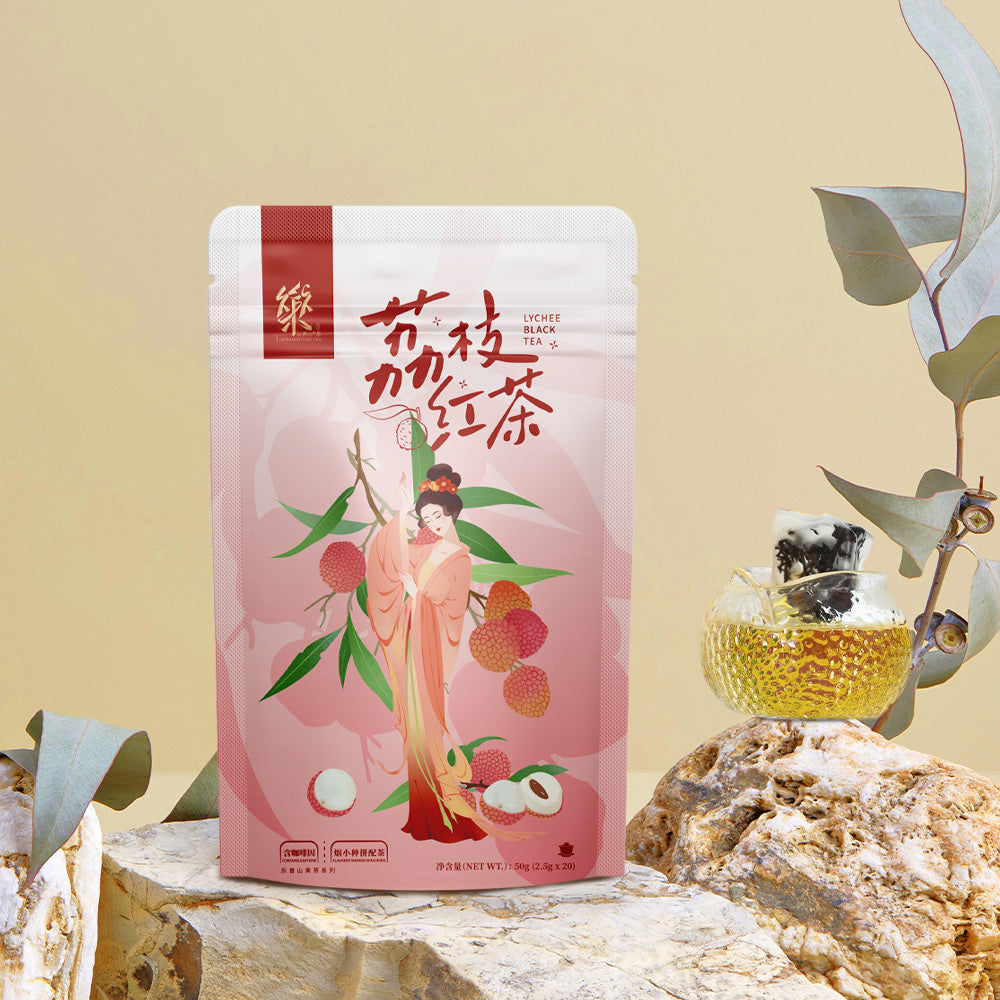 [Near-expired]Loose Leaf Lychee Fruit荔枝红茶 Black Tea 50g TeaBag[FT04]