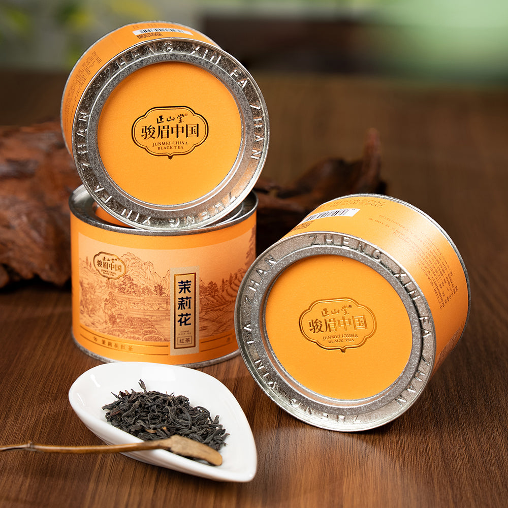 Junmei China Jasmine Black Tea 茉莉红茶 50g Tin[JM07]