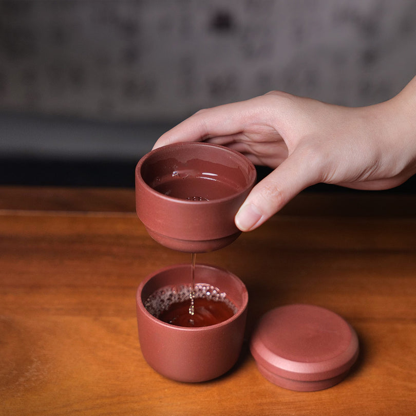正山堂`宜兴紫砂快客杯160ml出行必备[TS22]
