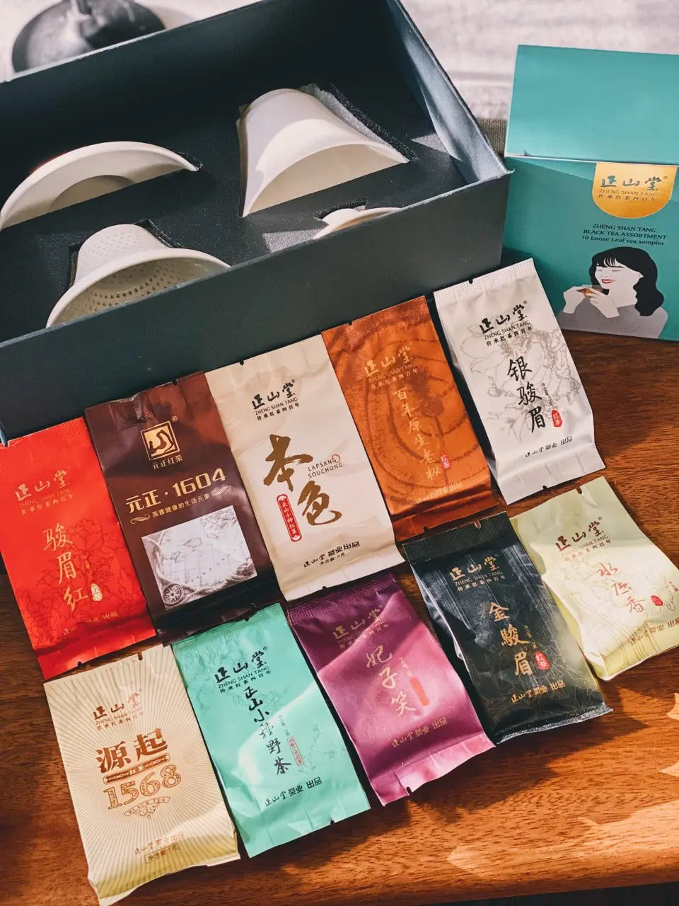 「駿眉中国」紅茶・ 新安紅（しんあん・こう）ミニバッグ*3