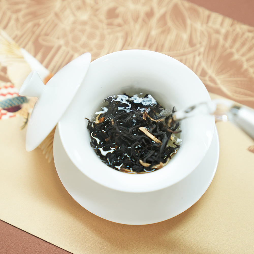 Tangerine Peel Wuyi  Oolong Black Tea 80g Tin[YZ10]