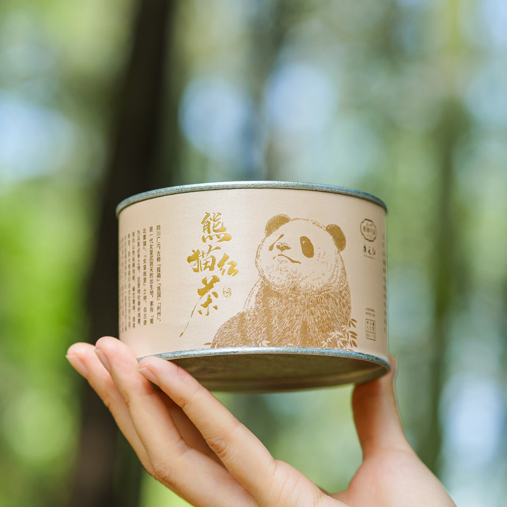 SiChuan GuangYuan Panda Black Tea 50g Tin