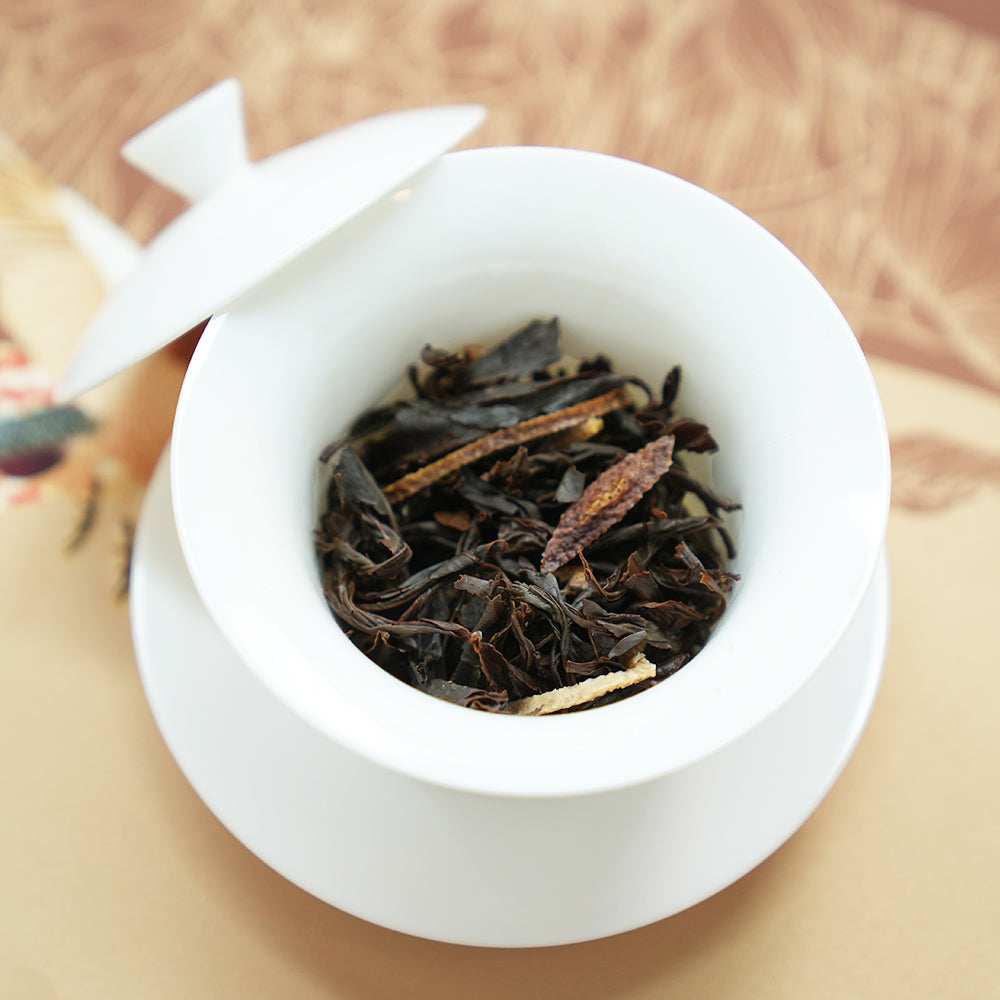 Tangerine Peel Wuyi  Oolong Black Tea 80g Tin[YZ10]