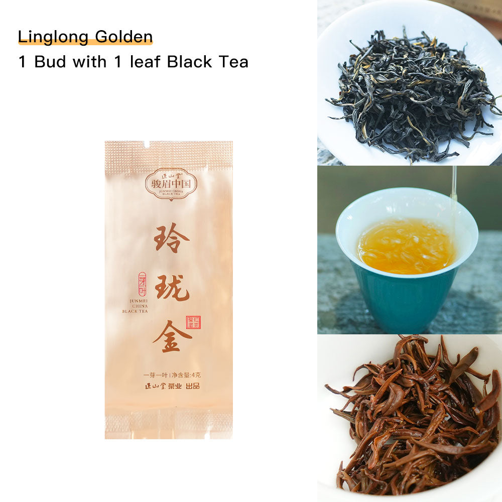 【Tea Sampler B】10 Flavors JunMei China Featured Tea Mini Bag Standard Collection 38g[SP02]