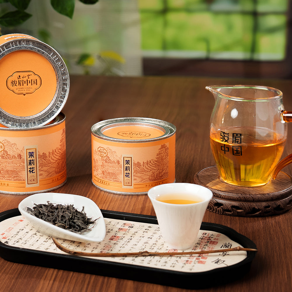 Junmei China Jasmine Black Tea 茉莉红茶 50g Tin[JM07]
