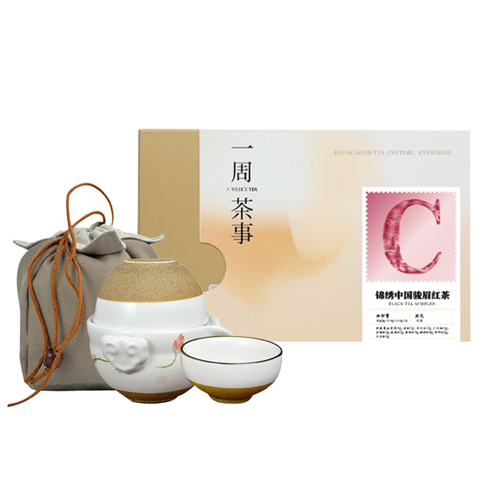 【Échantillonneur de thé C】Junmei Chine 10 Saveurs Collection de Chine Splendide