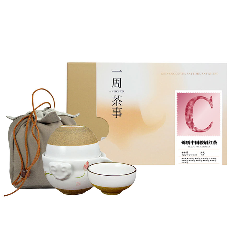 【Tea Sampler C】10 Origins China JunMei Black Tea Mini Bag Collection 37g[BT03]