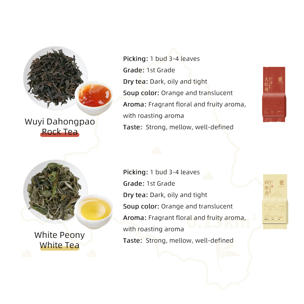 【Tea Sampler H】5 Kinds 10 Flavors High Mountain Organic Loose Leaf Tea Collection[SP11]