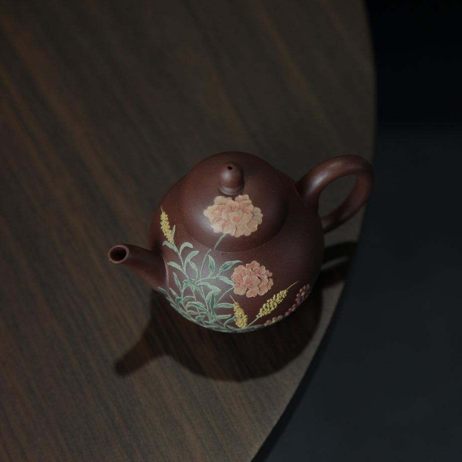 宜兴紫砂红紫泥梨形壶[ZS68] – LAPSANGSTORE