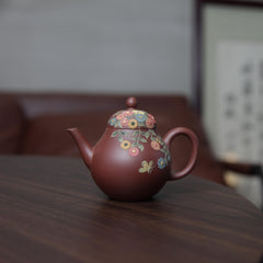 宜兴紫砂红紫泥梨形壶[ZS68] – LAPSANGSTORE