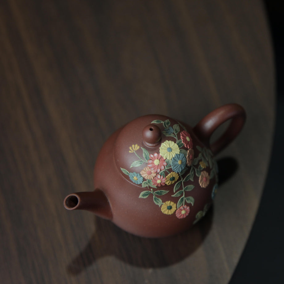 宜兴紫砂红紫泥梨形壶[ZS68] – LAPSANGSTORE