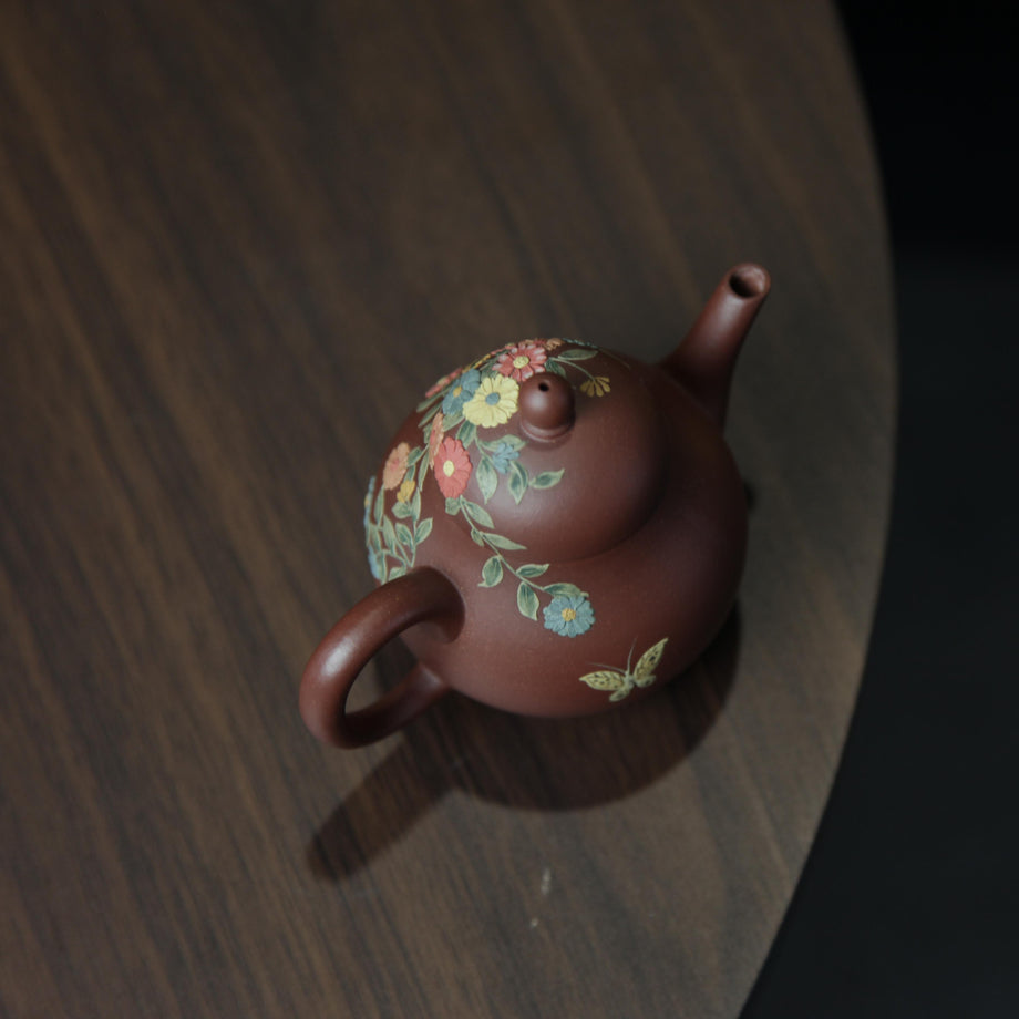 宜兴紫砂红紫泥梨形壶[ZS68] – LAPSANGSTORE