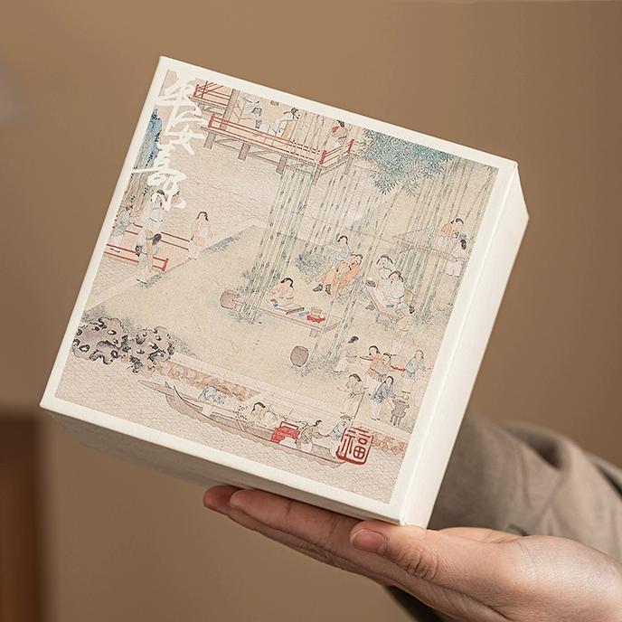 Ru Ware GaiWan盖碗 Tea Cup Bean Green/Yellow