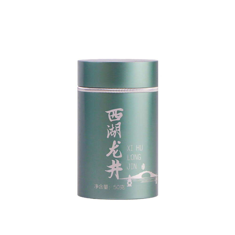 [GT01]2023 Top Grade West Lake Long Jing (Dragon Well) (西湖龙井)Pre-Qingming Green Tea 50g Tin