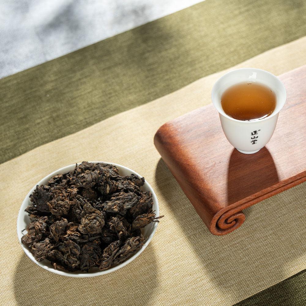 Pu Long Hao-125g Ripe Pu’er Tea Nugget - Lapsangstore