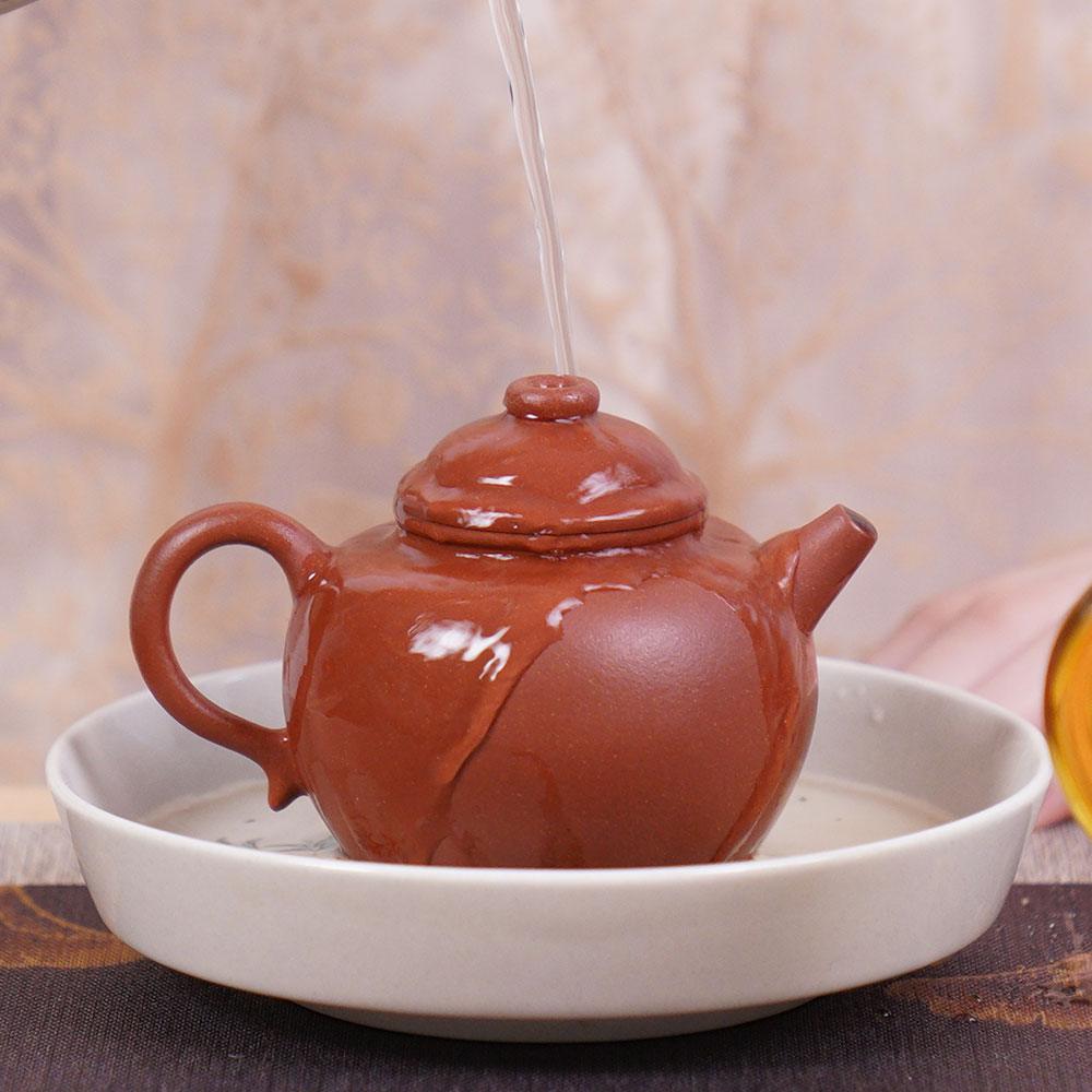 「ZhengShanTang」Yixing宜兴 Zisha Pot Purple Clay Teapot-大彬圈钮 - Lapsangstore