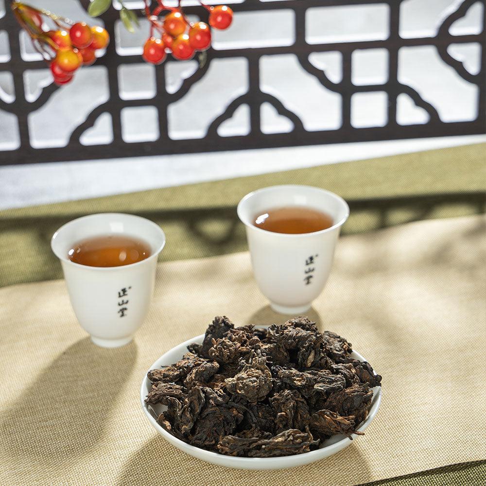 Pu Long Hao-125g Ripe Pu’er Tea Nugget - Lapsangstore