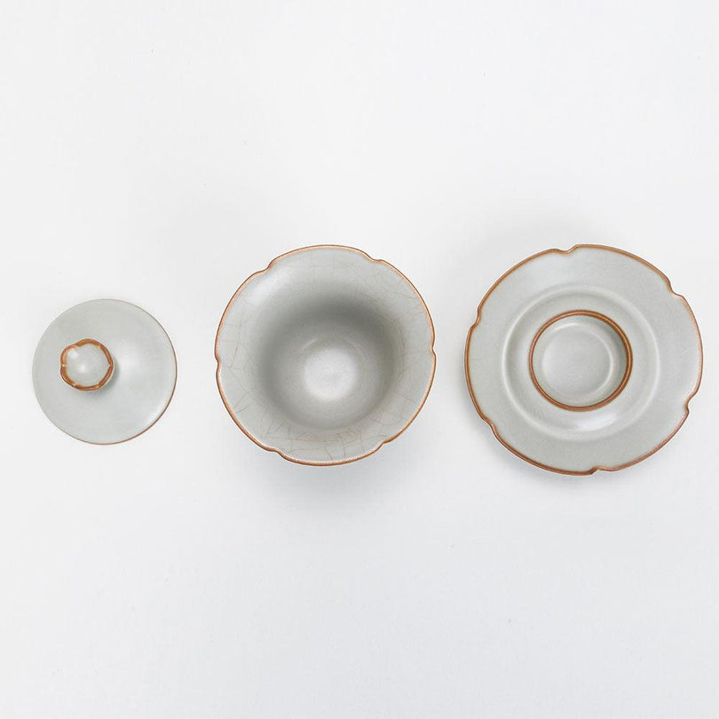 Ru Ware-Chinese Covered Tea Cup(盖碗) - Lapsangstore