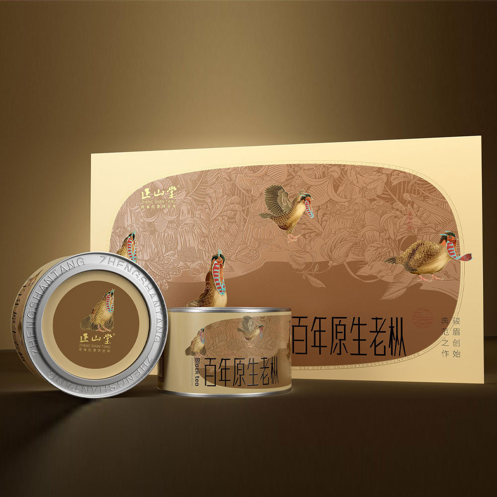 「正山堂」紅茶・百年老欉（ひゃくねんろうそう）普通缶 50ｇ
