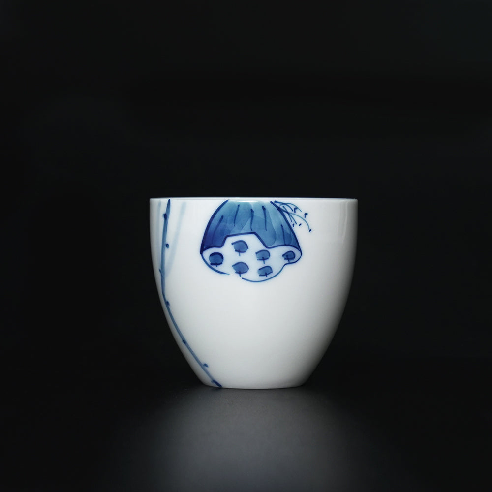 QinQuan-Pot Lotus Pod Hand-Painted Tea-Set-Lapsangstore