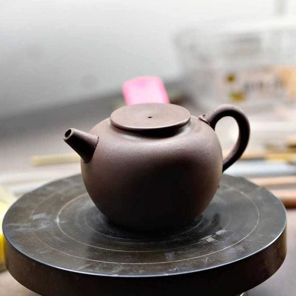 Yixing宜兴 Zisha Pot Purple Clay Teapot-大彬圈钮 - Lapsangstore