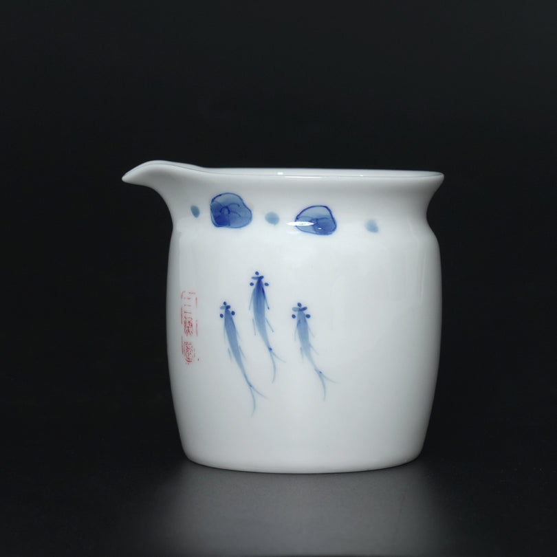 Three Fish Figure Hand-Painted Gongdao - Lapsangstore