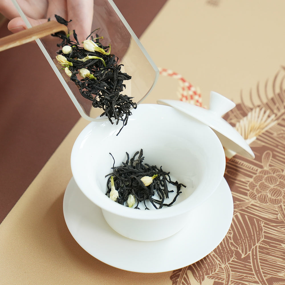 Yuan Zheng WuYi Jasmine Black Tea 100g Tin-Lapsangstore