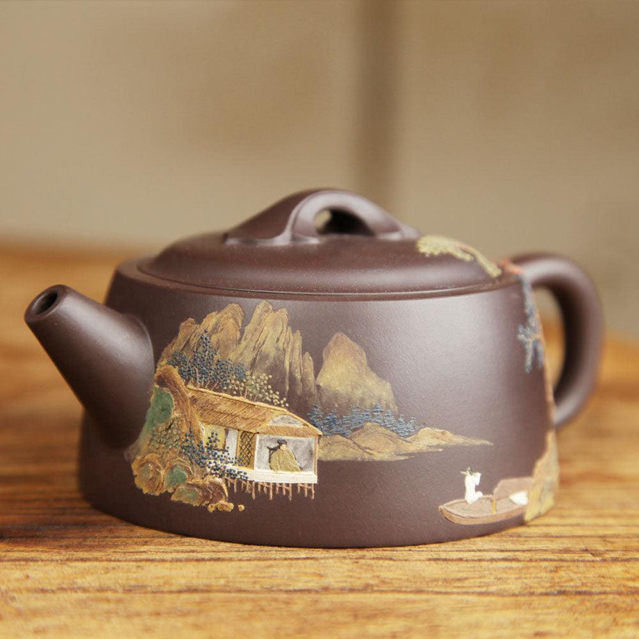 宜兴泥绘紫砂壶 称心如意壶 – LAPSANGSTORE