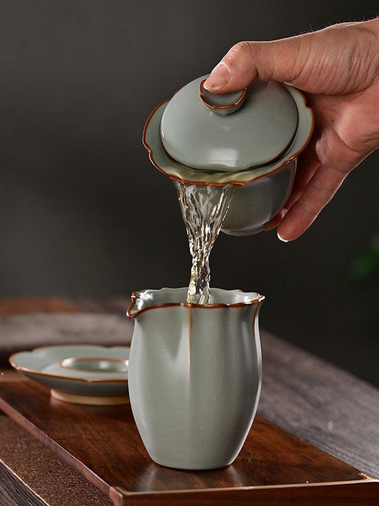 Ru Ware-Chinese Covered Tea Cup(盖碗) - Lapsangstore