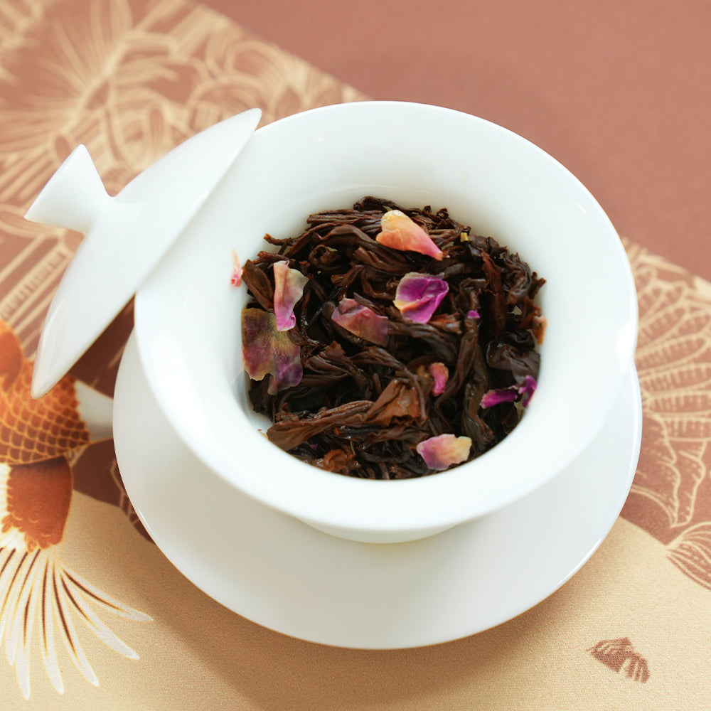 Yunnan Rose Sun-Dry Black Tea Cake 60g Box-Lapsangstore