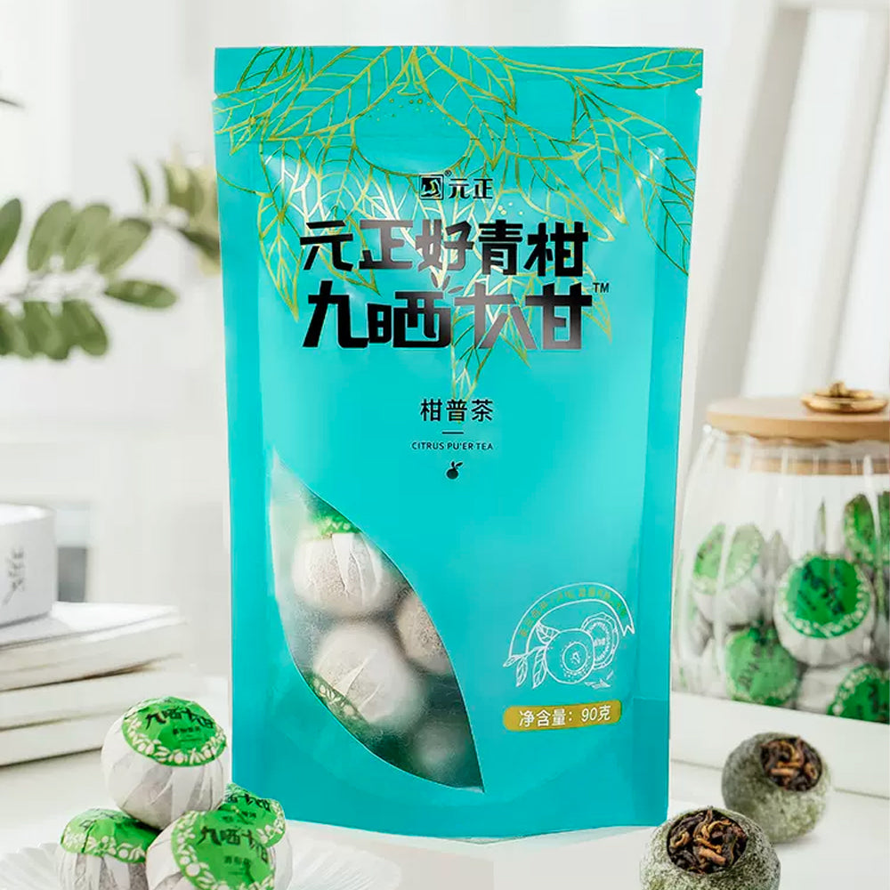 Yuan Zheng-Green Mandarin Pu'er 90g/Bag - Lapsangstore